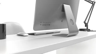 рабочий стол Imac 2021. новый компьютер Imac. вид спереди и сзади.  компьютер Apple в фиолетовом цвете. Редакционное Изображение - иллюстрации  насчитывающей лично, концепция: 220727905