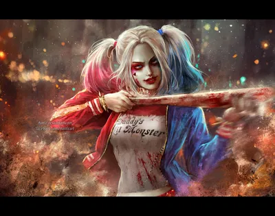 Harley Quinn. Обои для рабочего стола. 1920x1080