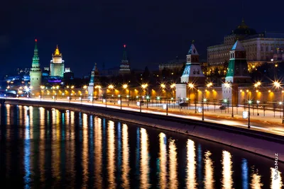 Московский Кремль ночью, HD-фотографии