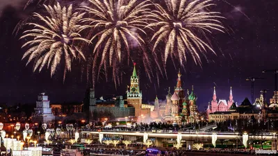 Московский Кремль ночью, HD-фотографии
