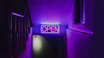Обои на рабочий стол Неоновые сны / Neon Dreams, обои для рабочего стола,  скачать обои, обои бесплатно