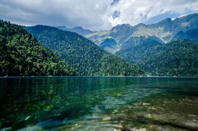 Озеро рица обои - 67 фото