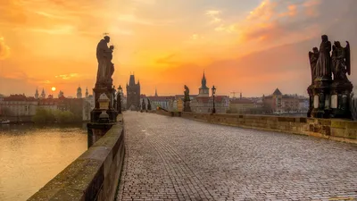 Обои Города Прага (Чехия), обои для рабочего стола, фотографии города, прага  , чехия, мост, влтава Обои для рабочего стола, скачать обои картинки  заставки на рабочий стол.