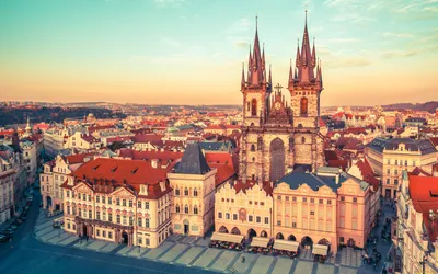 Обои Города Прага (Чехия), обои для рабочего стола, фотографии города, прага  , Чехия, площадь, улицы, дома, тынский, храм, староместская, солнечно,  башни, прага Обои для рабочего стола, скачать обои картинки заставки на  рабочий