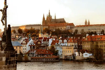 Обои на рабочий стол Осень в Праге / Prague, Чехия / Czech, обои для рабочего  стола, скачать обои, обои бесплатно