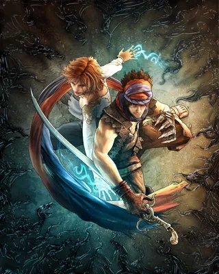 Обои на рабочий стол Главный герой и его спутница Элика в храме, из игры Prince  of Persia / Принц Персии (2008), обои для рабочего стола, скачать обои,  обои бесплатно