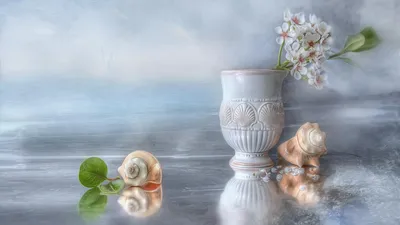 Замок среди снега » ImagesBase - Обои для рабочего стола