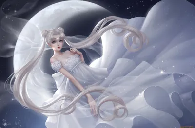 Обои на рабочий стол Sailor Moon / Сейлор Мун, Usagi Tsukino / Усаги Цукино  из аниме Красавица-воин Сейлор Мун / Bishoujo Senshi Sailor Moon, by  Prywinko, обои для рабочего стола, скачать обои,