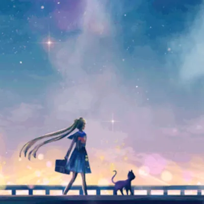 Обои на рабочий стол Chibiusa / Чибиуса и Sailor Moon / Сейлор Мун / Usagi  Tsukino / Усаги Цукино из аниме Сейлор Мун / Sailor Moon, by Sailorcrisis,  обои для рабочего стола, скачать обои, обои бесплатно