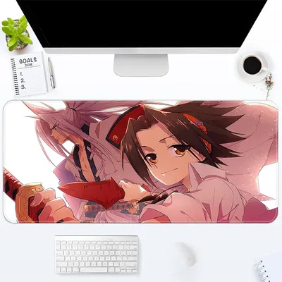 Download wallpaper weapons, white background, guy, Shaman king, Shaman king,  section shonen in resolution 2560x1024
