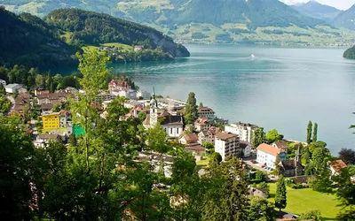 Обои Switzerland Города - Улицы, площади, набережные, обои для рабочего  стола, фотографии switzerland, города, улицы, площади, набережные, швейцария,  улочка Обои для рабочего стола, скачать обои картинки заставки на рабочий  стол.