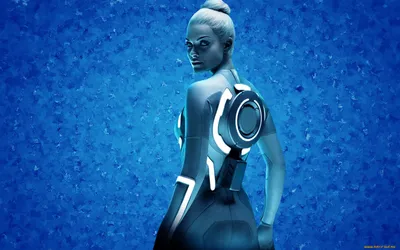 Обои Трон Кино Фильмы Tron Legacy, обои для рабочего стола, фотографии трон,  кино, фильмы, tron, legacy, наследие, девушка, синий, фон Обои для рабочего  стола, скачать обои картинки заставки на рабочий стол.