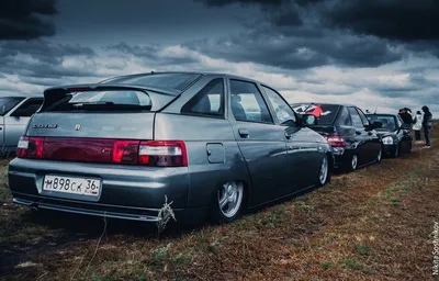 Скачать обои Тюнинг, Lada, Coupe, Лада, 2112, Tuning, Ваз, stance, раздел  другие марки в разрешении 1600x900
