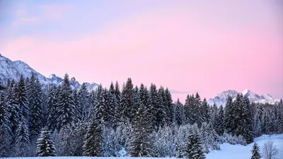 Скачать 1920x1080 горы, снег, зима обои, картинки full hd, hdtv, fhd, 1080p