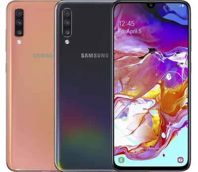 Смартфон Samsung Galaxy A70 128GB Black - купить по лучшей цене в Алматы |  интернет-магазин Технодом
