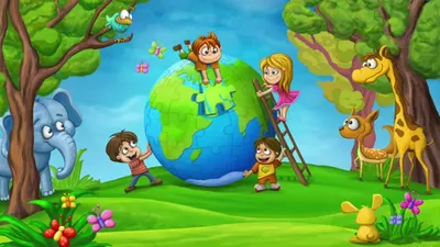 Плакат для срисовки берегите растения (31 шт)