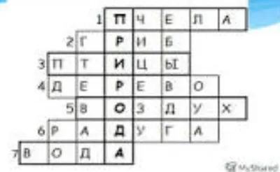 Составе быстро кроссворд на Одна по теме бережное отношение к природе -  Школьные Знания.com