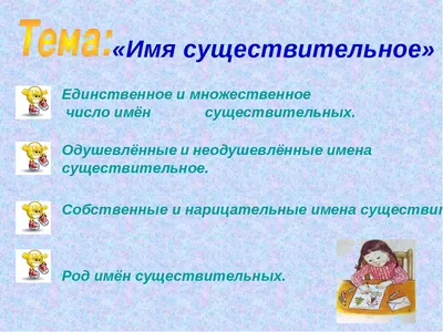 14. Тема 11. Морфология. Части речи. Имя существительное. | Школа русского  языка и словесности | Дзен