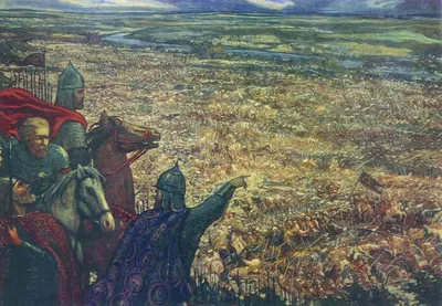Рисунок куликовская битва - 72 фото