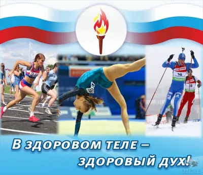 Плакат вырубной \"В здоровом теле - здоровый дух!\": 312х417 – купить по  цене: 40,50 руб. в интернет-магазине УчМаг