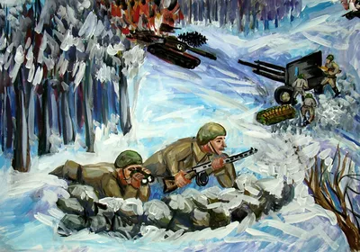 Рисунки на военную тему для школьников карандашом легкие (48 фото) »  рисунки для срисовки на Газ-квас.ком