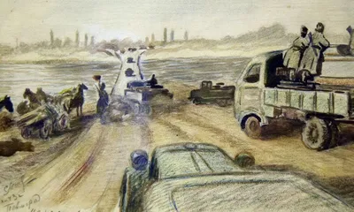 Война рисунок. Как нарисовать войну. Танк рисунок. Как нарисовать танк.  Рисунок о войне наша армия. Карандаши и краски. | Карандаши и краски | Дзен