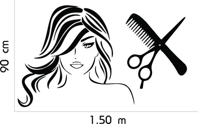 Визитки для мастера парикмахера двухсторонние, 100шт