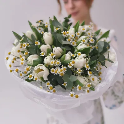 Тюльпаны белые на 8 марта — купить в Екатеринбурге
