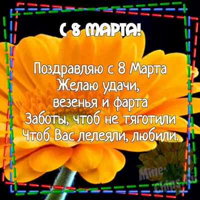 8 Марта 2023: красивые поздравления женщинам и девушкам в стихах и прозе -  sib.fm
