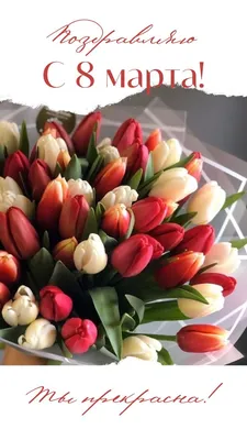 Красивая открытка с поздравлением и розами Марине