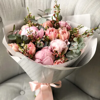 Белые пионы | Купить недорого с доставкой по СПб - Newflora