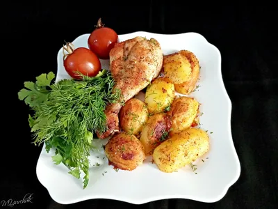Картофель с сыром и специями - рецепт автора Лана Вкусная