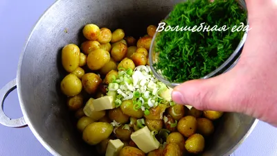Отварная картошка сало зелёный лук…» — создано в Шедевруме