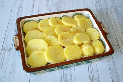 Картофель с мясом в духовке фото фотографии