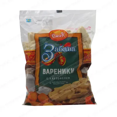 Вареники Забава Картофель замороженные 900г — купить с доставкой на дом в  интернет-магазине Солнечный