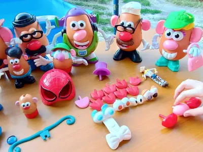 Hasbro Игровой набор Mr Potato Head Мистер Картофельная голова - «\"Антошка,  Антошка, пойдём копать картошку!\" Я не Антошка, но такую Картошку 🥔  откопала в Фамилии, зря съесть нельзя.» | отзывы