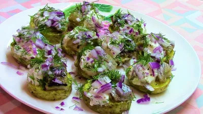 Селедка с картошкой и луком. | НЯМ-НЯМ ВКУСНЯШКИ! | Дзен