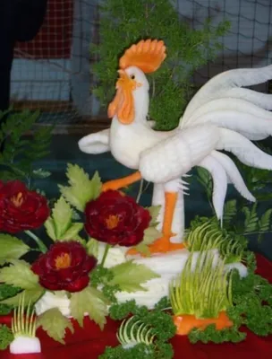 Карвинг из фруктов и овощей для начинающих пошагово: уроки с фото по  фруктовой нарезке и оформлению продуктов в домашних условиях
