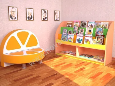 Книжный уголок Библиотека для подготовительной группы ( от 6 до 7 лет):  купить для школ и ДОУ с доставкой по всей России