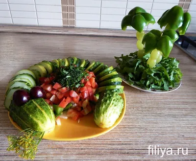 Поделки из овощей и фруктов: 10 простых и красивых идей | Мартыновский  вестник