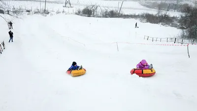 Снежный парк в Корольковом саду, Саратов - «Конечно не шик, но за не именем  ничего, хоть такой тюбинг у нас в городе» | отзывы