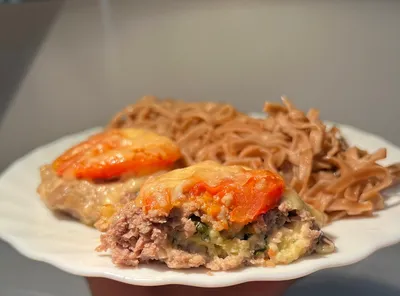 Котлеты в духовке с помидорами и сыром - рецепт автора Alina