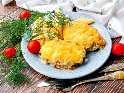 Котлеты из фарша в духовке с сыром рецепт фото пошагово и видео - 1000.menu