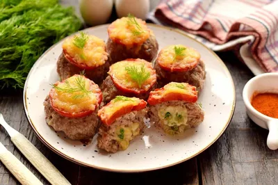 Мясо по-французски с сыром и помидорами от Шефмаркет!