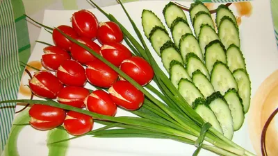 Простая нарезка овощей (60 фото)