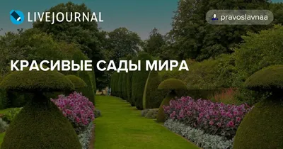 10 великолепных садов и парков, в которых надо побывать весной