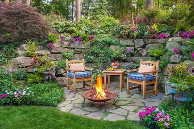 Как сделать свой сад красивым своими руками, фото дизайна сада | Houzz  Россия