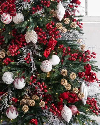 Милое моделирование красный/Золотой Декор Рождественская елка украшение  модный фестиваль вечерние украшение для дома офиса | AliExpress