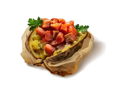 Крошка картошка с лососем рецепт с фото - 1000.menu