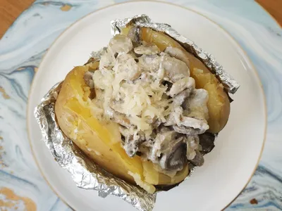 Крошка-картошка с грибами и сыром из пиццерии Гранд Пицца – фото, вес, цена